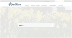 Desktop Screenshot of cityofevanston.org
